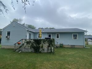 Roofing & Gutters in Lacey Township, NJ GAF Timberline HDZ Pewter Grey
5" K Style White Gutters/ Leaders (1)